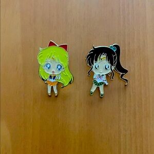 Cute Anime Character Enamel Pins